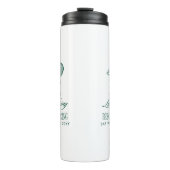 Tennis Laatste Swing Voor de Ring Bachelorette Thermosbeker (Voorkant)