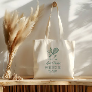 Tennis Laatste Swing Voor de Ring Bachelorette Tote Bag
