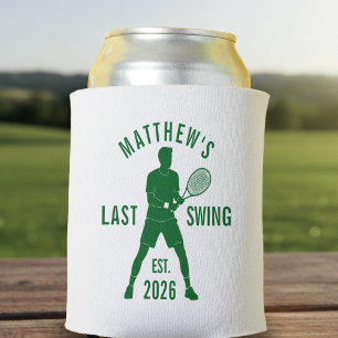 Tennis Laatste Swing Voor de Ring Bachelorfeest Blikjeskoeler