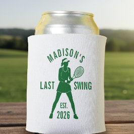 Tennis Laatste Swing Voor de Trouw Bachelorette Blikjeskoeler