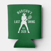 Tennis Last Swing Before the Ring Bachelorette Blikjeskoeler (Achterkant)