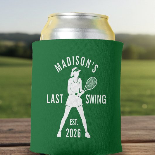 Tennis Last Swing Before the Ring Bachelorette Blikjeskoeler