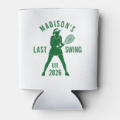 Tennis Last Swing Before the Ring Bachelorette Blikjeskoeler (Voorkant)