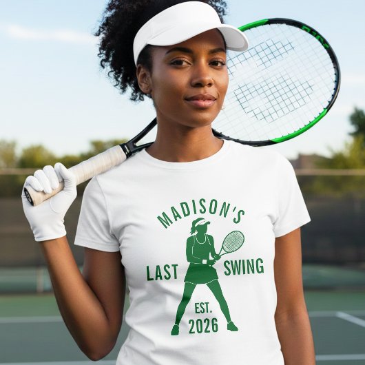 Tennis Last Swing Before the Ring Bachelorette T-shirt