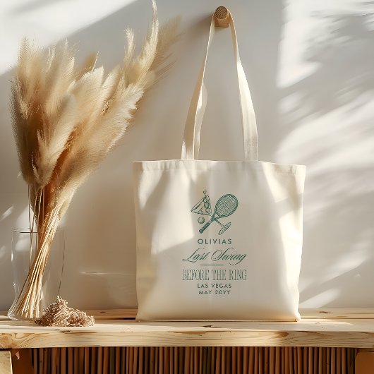 Tennis Last Swing Before The Ring Bachelorette Tote Bag