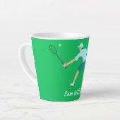 Tennis Latte Mok (Linkerhoek)
