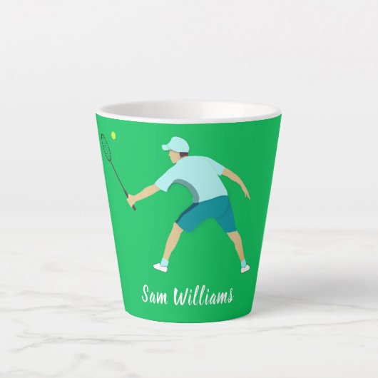Tennis Latte Mok (Voorkant)