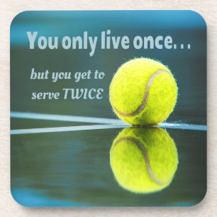 Tennis leeft één keer, twee keer zeven, Tennis B Bier Onderzetter