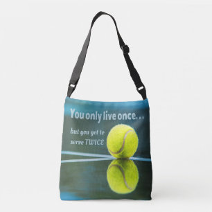 Tennis leeft één keer, twee keer zeven, Tennis B Crossbody Tas