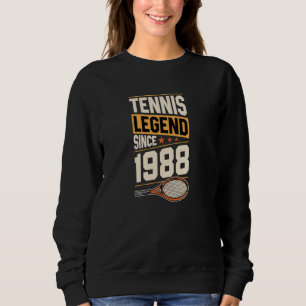 Tennis Legend Sinds 1988 Geboortejaar Tennis Thema Trui