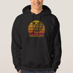 Tennis Legend Tennis Player Gift Idee Hoodie