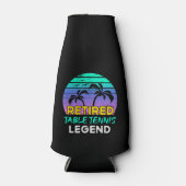 Tennis Legende pensionering Gift 80's R Flesjeskoeler (Voorkant)