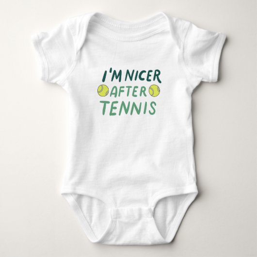 Tennis leuk gezegde voor de speler romper (Voorkant)