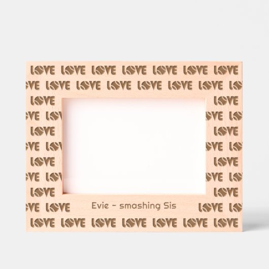 Tennis Liefde & Azen Gegraveerde Lijstjes (Voorkant)