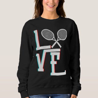Tennis Liefde Badminton Sport Mannen Vrouwen Trui