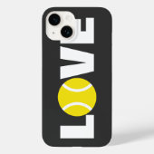 Tennis liefde iPhone 14 hoesje cover met balldesig (Achterkant)