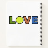 Tennis Liefde Notitieboek (Achterkant)