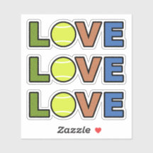 Tennis Liefde Stickers