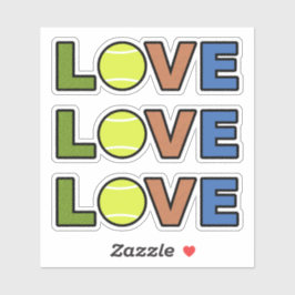 Tennis Liefde Stickers