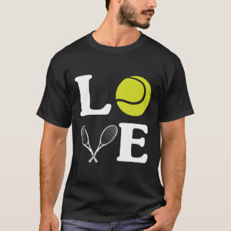 Tennis Liefdevol Spelen T-shirt