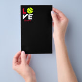 Tennis liefhebben flyer (Hand)