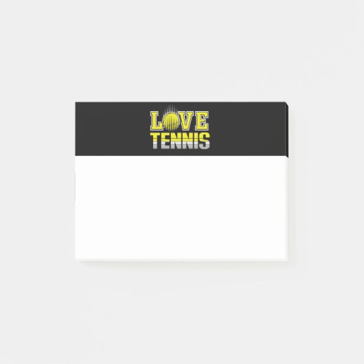 Tennis Liefhebben Post-it® Notes (Voorkant)