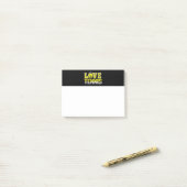 Tennis Liefhebben Post-it® Notes (Op bureau)