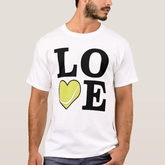Tennis Liefhebben T-shirt (Voorkant)
