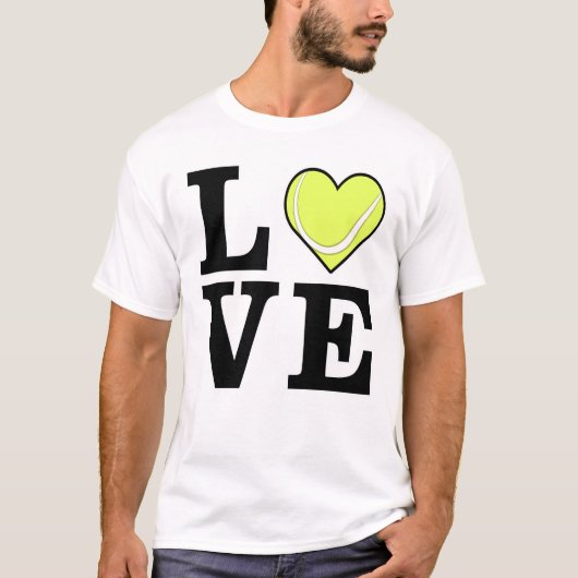 Tennis Liefhebben T-shirt (Voorkant)