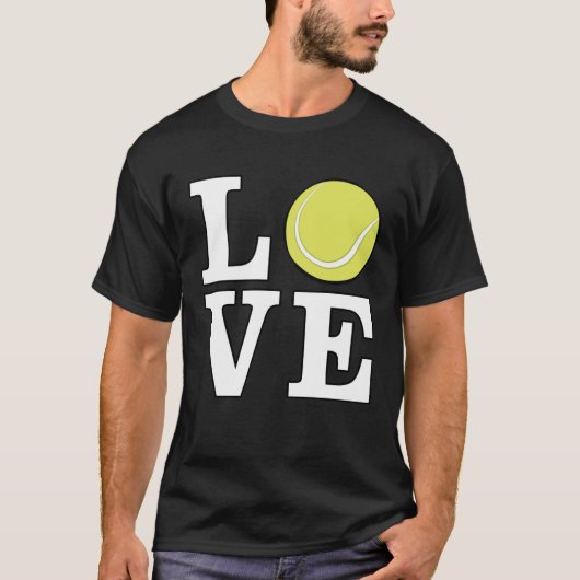 Tennis Liefhebben T-shirt (Voorkant)