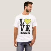 Tennis Liefhebben T-shirt (Voorkant volledig)