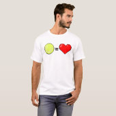 Tennis Liefhebben T-shirt (Voorkant volledig)