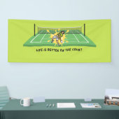 Tennis Life is beter op de gerechtsbanner Spandoek (Beurs)