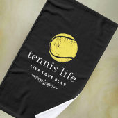 Tennis Life Live Liefde Speel Quote Sport Handdoek