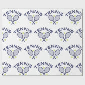 Tennis Logo Cadeaupapier (Vlak)