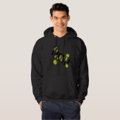 Tennis Logo en ballen, Hoodie (Voorkant volledig)