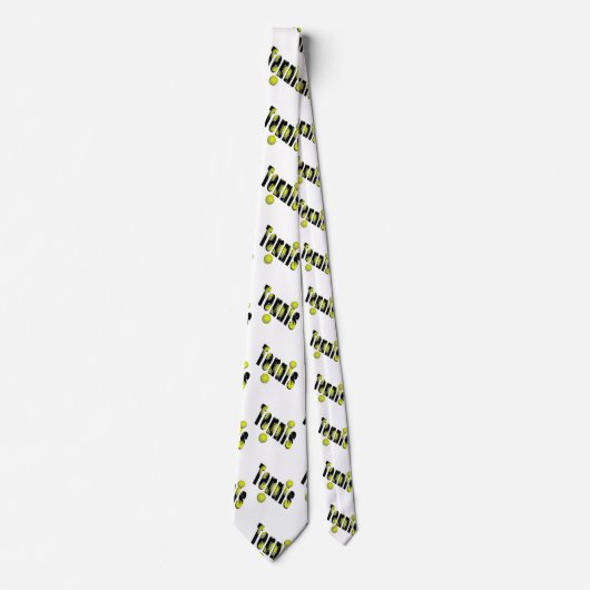 Tennis Logo en ballen, Stropdas (Voorkant)
