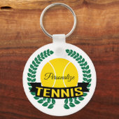 Tennis Logo Krans Sleutelhanger (Voorkant)