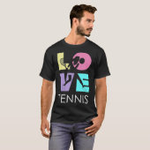 Tennis Love american man T-shirt (Voorkant volledig)