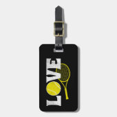 Tennis Love Bagagelabel (Voorkant verticaal)
