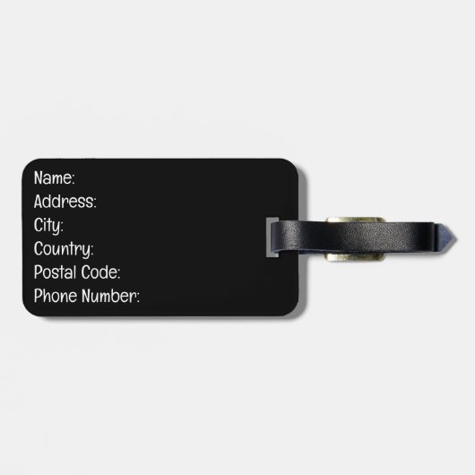 Tennis Love Bagagelabel (Achterkant horizontaal)