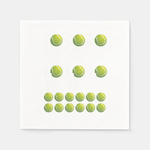 Tennis Love Ball Racquet Court Player Match Gift Servet