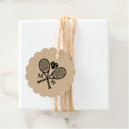 Tennis Love Bedankjes Labels