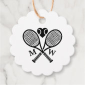Tennis Love Bedankjes Labels (Voorkant)