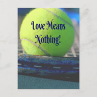 Tennis Love betekent niets! Motivatie Funny