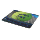 Tennis Love betekent niets! Motivatie Funny Snijplank (Hoek)