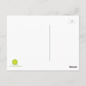 Tennis LOVE Briefkaart (Achterkant)