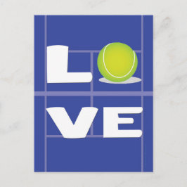 Tennis LOVE Briefkaart