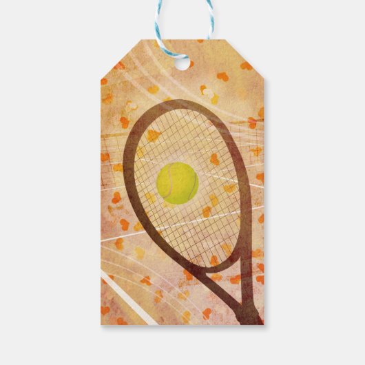 Tennis Love Cadeaulabel (Achterkant)