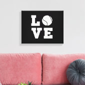 Tennis Love Canvas Afdruk (Insitu (Woonkamer))